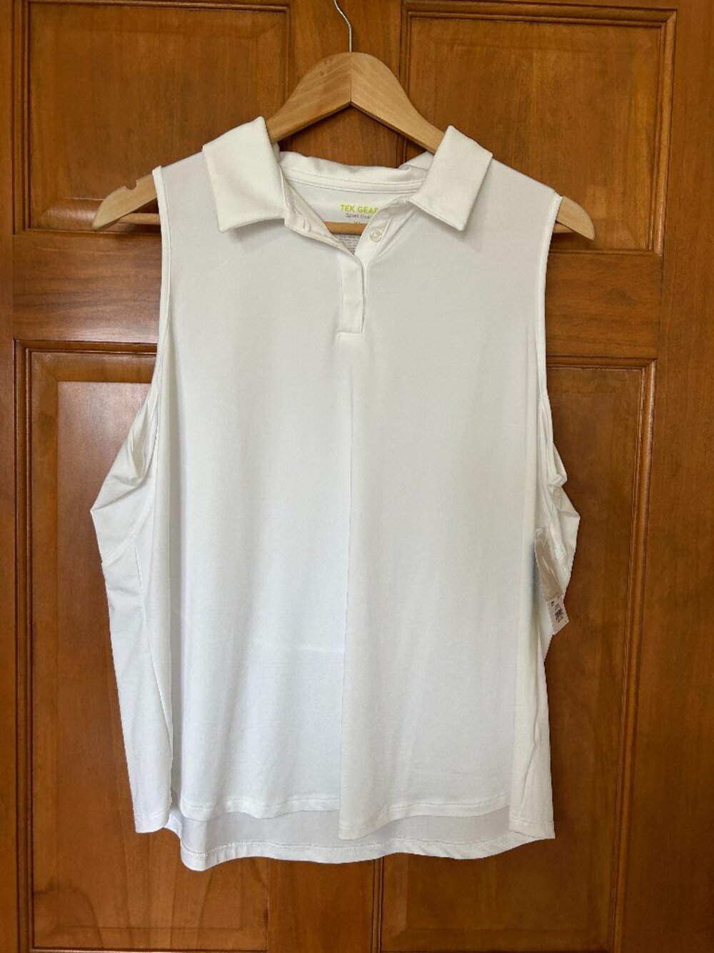 Tek Gear - Sport Gear - White Golf Polo XL